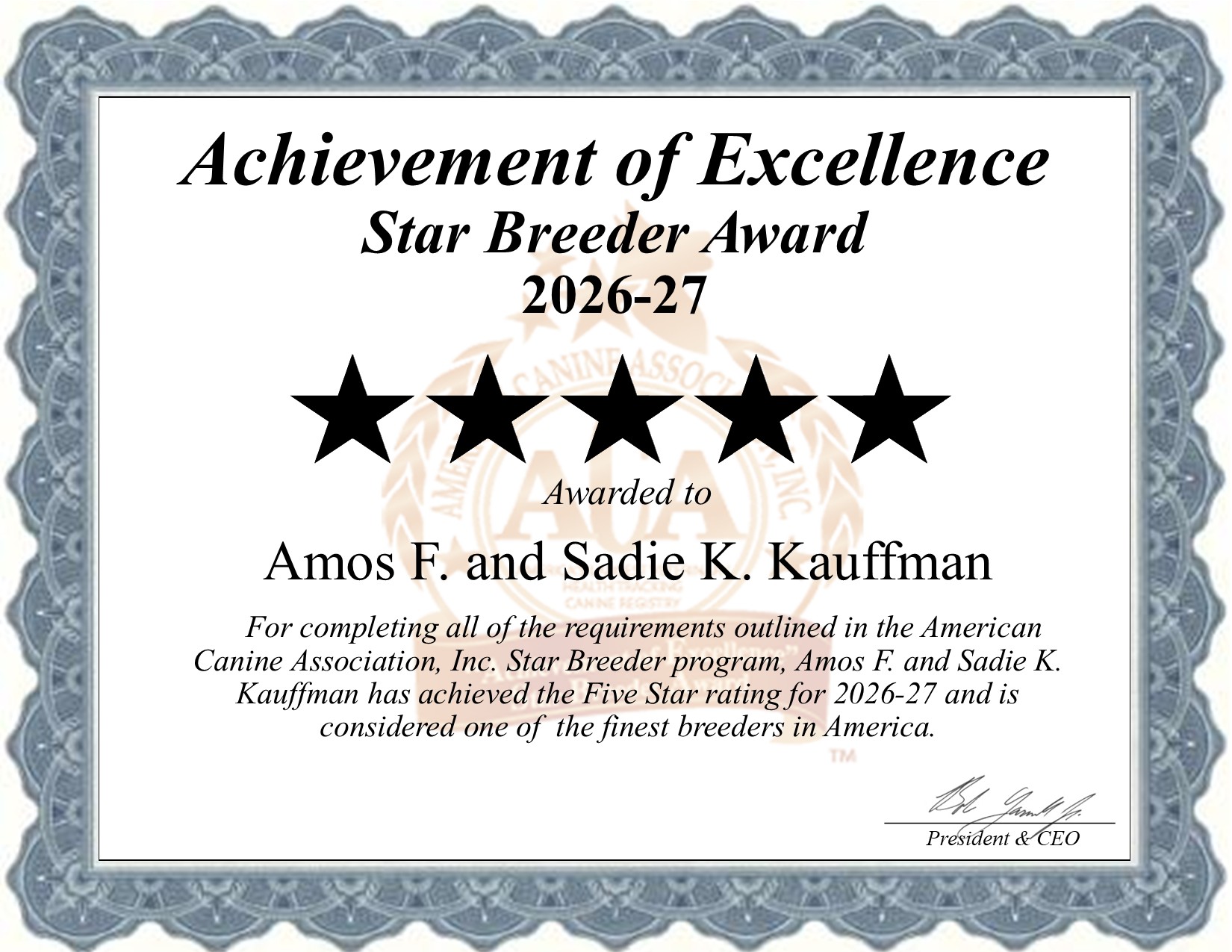 Amos F and Sadie K, Kauffman, dog, breeder, star, certificate, Amos F and Sadie K-Kauffman, Rising Sun, MD, Maryland, puppy, dog, kennels, mill, puppymill, usda, 5-star, aca, ica, registered, Border Terrier