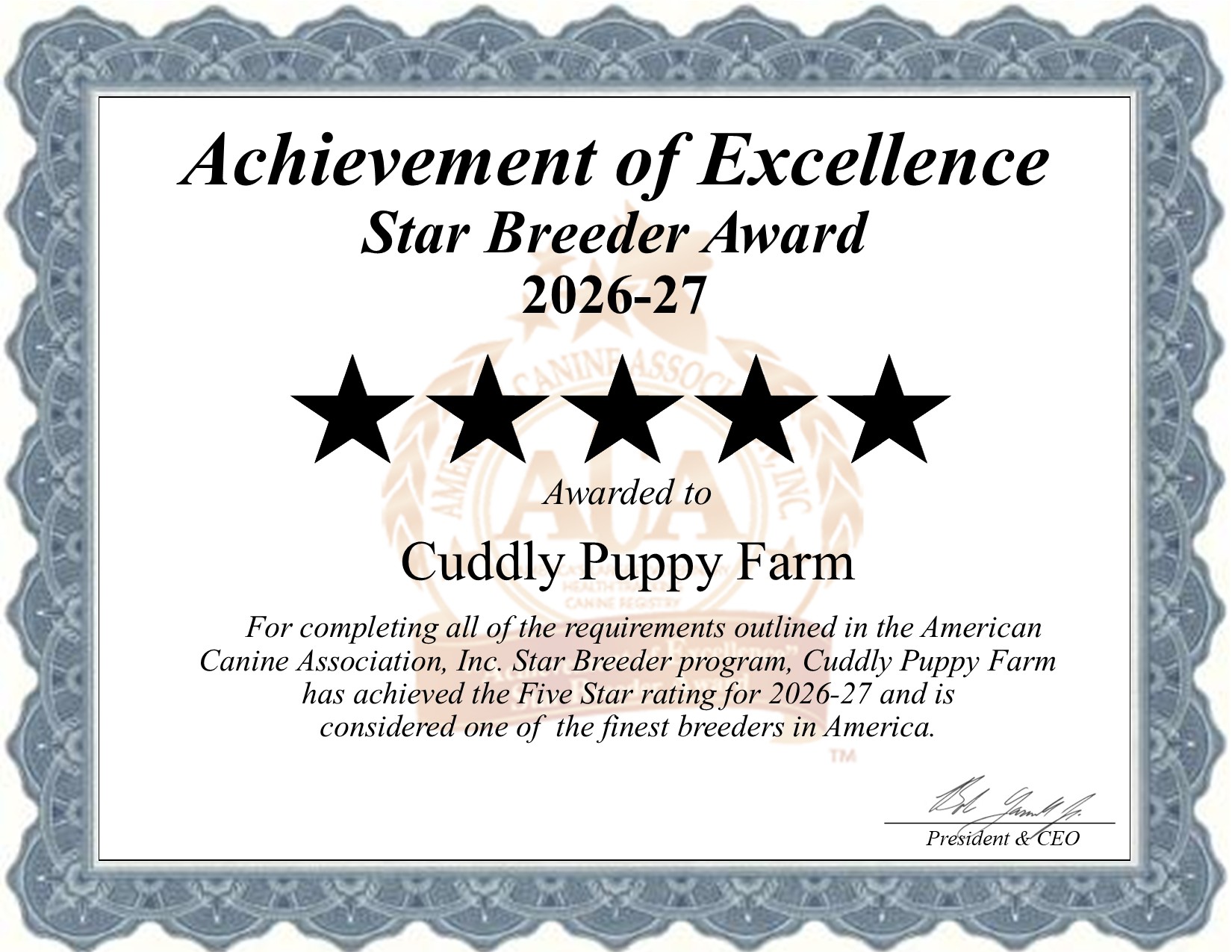 Cuddly Puppy, Farm, dog, breeder, star, certificate, Cuddly Puppy-Farm, Barnett, MO, Missouri, puppy, dog, kennels, mill, puppymill, usda, 5-star, aca, ica, registered, Yorkshire Terrier