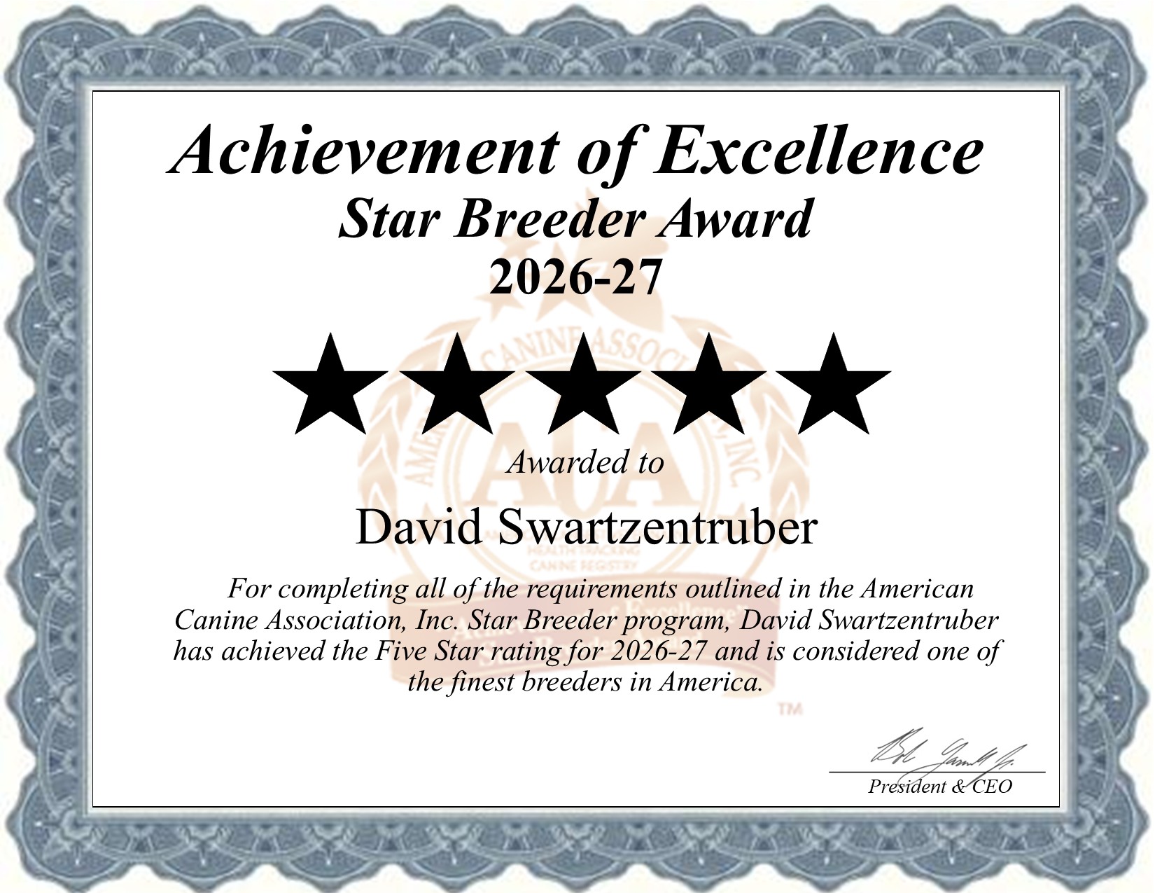David, Swartzentruber, dog, breeder, star, certificate, David-Swartzentruber, Half Way, MO, Missouri, puppy, dog, kennels, mill, puppymill, usda, 5-star, aca, ica, registered, Cavalier King Charles Spaniel