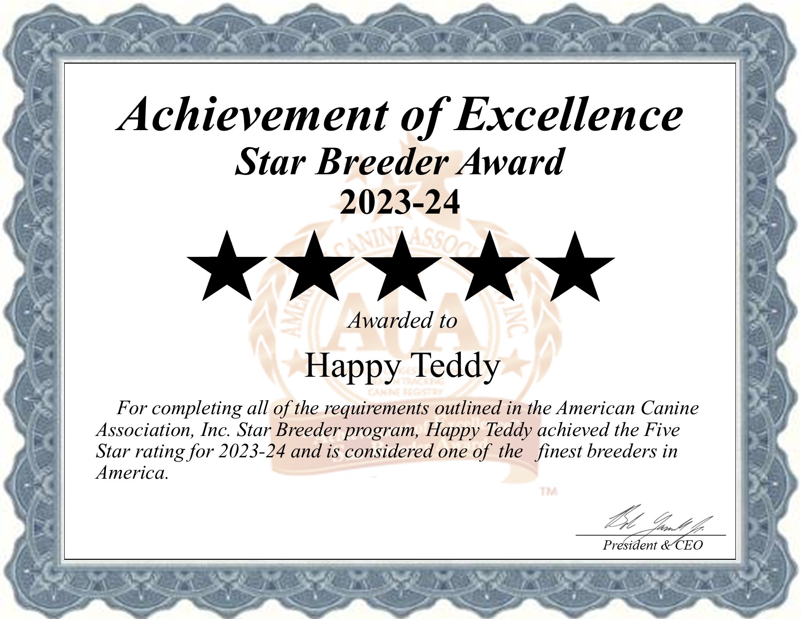 Happy, Teddy, dog, breeder, star, certificate, Happy-Teddy, Rochester, NY, New York, puppy, dog, kennels, mill, puppymill, usda, 5-star, aca, ica, registered, Maltese