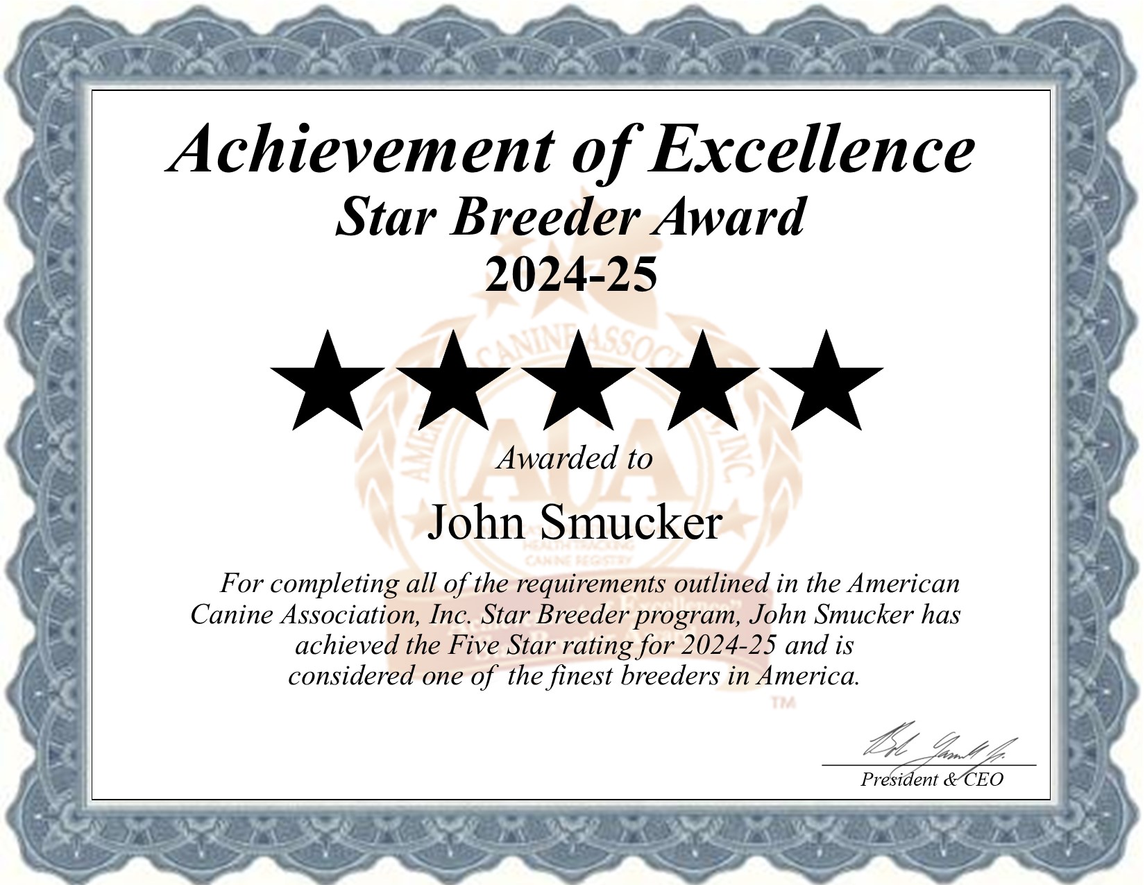 John, Smucker, dog, breeder, star, certificate, John-Smucker, East Earl, PA, Pennsylvania, puppy, dog, kennels, mill, puppymill, usda, 5-star, aca, ica, registered, Toy Poodle, none