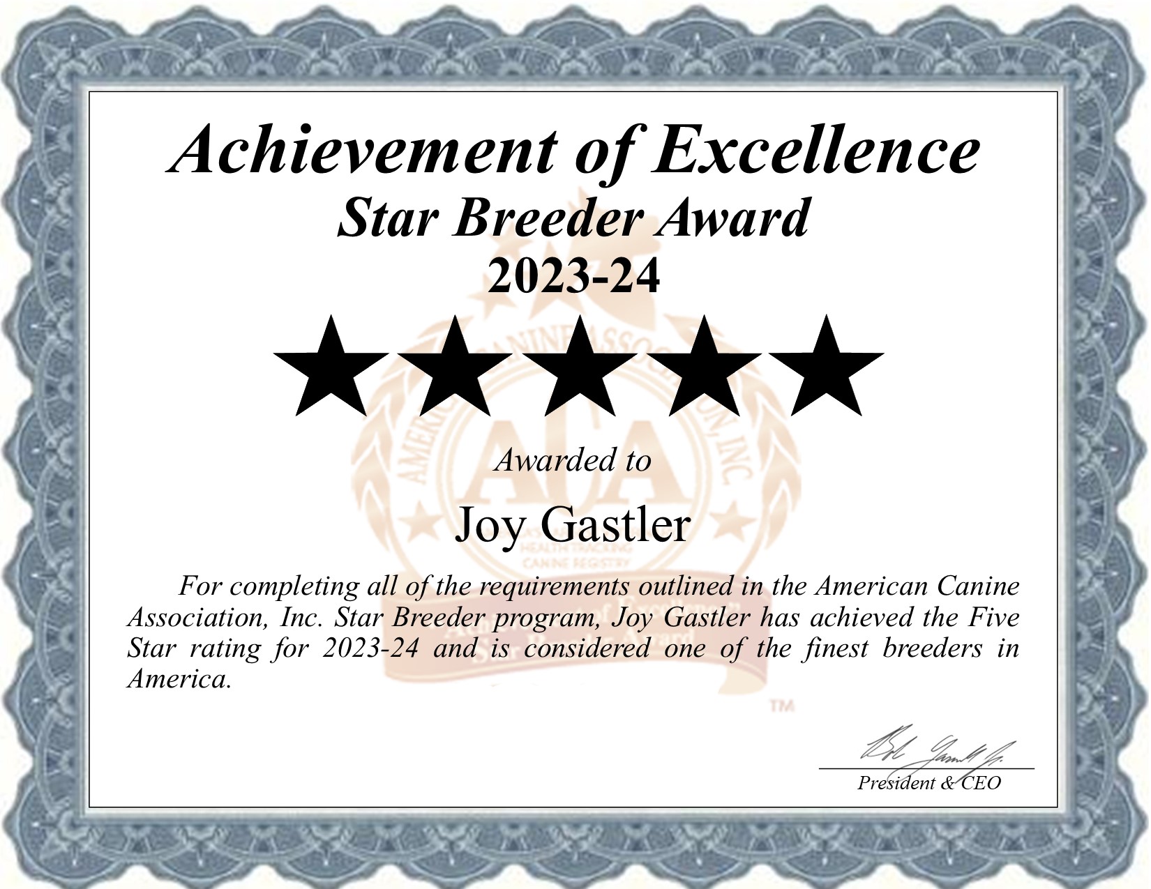 Joy, Gastler, dog, breeder, star, certificate, Joy-Gastler, Madison, MO, Missouri, puppy, dog, kennels, mill, puppymill, usda, 5-star, aca, ica, registered, Yorkshire Terrior, none