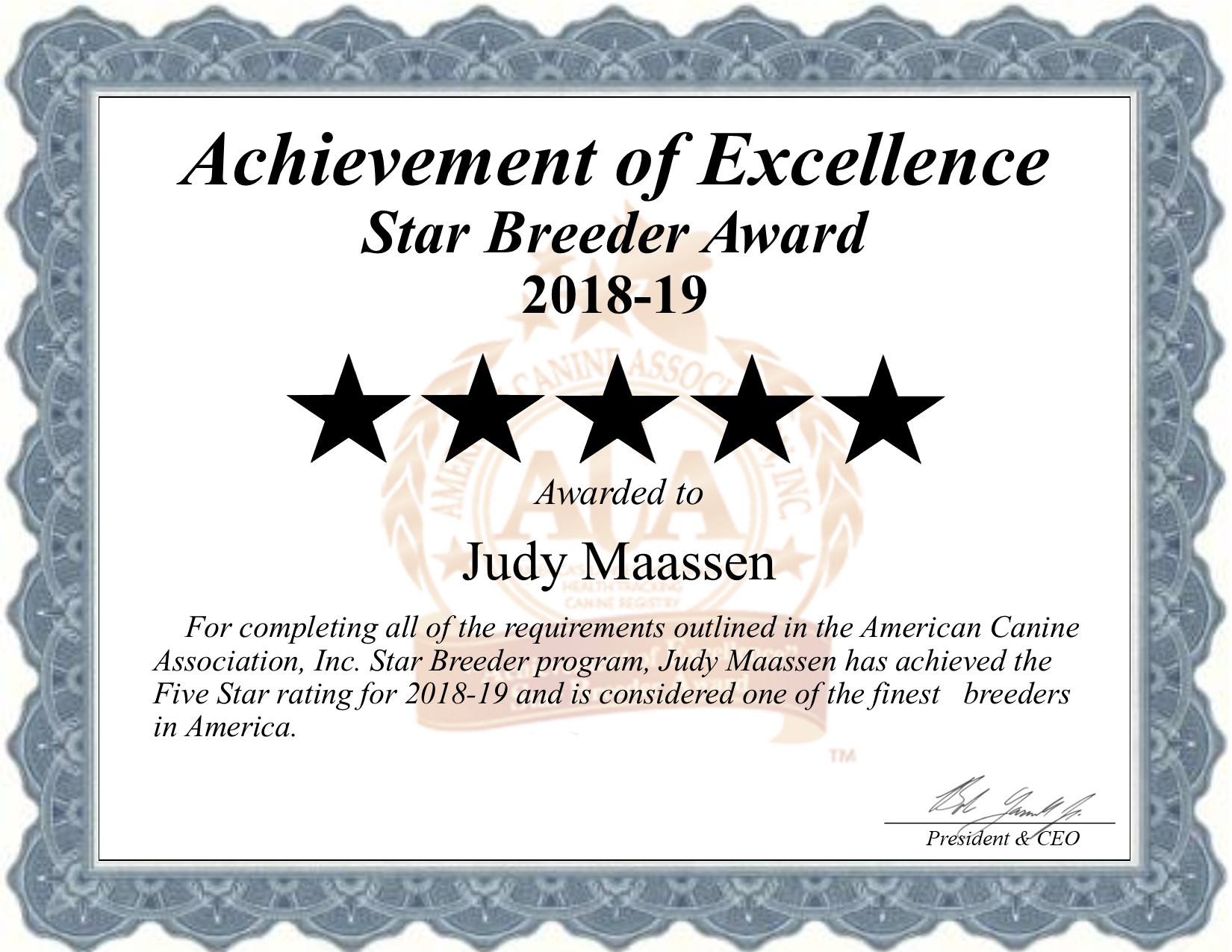 judy, maassen, dog, breeder, certificate, judy-massen, dog-breeder, kennel, reviews, customer, star, star-breeder, 5, five, USDA, rock, valley, ia, iowa  puppy, puppies, ACA, inspection, inspections, reports, mill, puppymill, mills