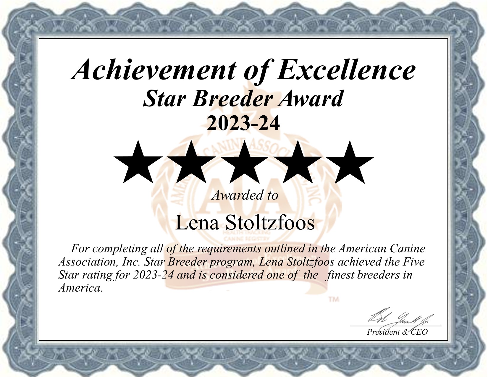 Lena, Stoltzfoos, dog, breeder, star, certificate, Lena-Stoltzfoos, Fort Plain, NY, New York, puppy, dog, kennels, mill, puppymill, usda, 5-star, aca, ica, registered, Miniature Poodle