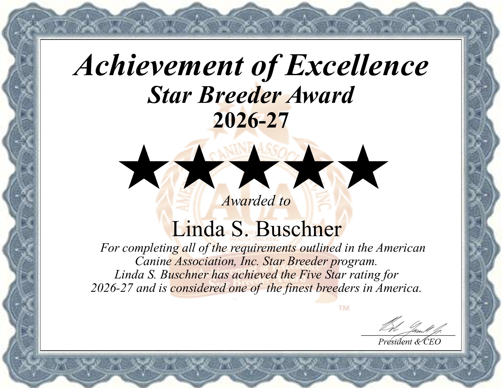 Linda S, Buschner, dog, breeder, star, certificate, Linda S-Buschner, Freeburg, MO, Missouri, puppy, dog, kennels, mill, puppymill, usda, 5-star, aca, ica, registered, Yorkshire Terrier