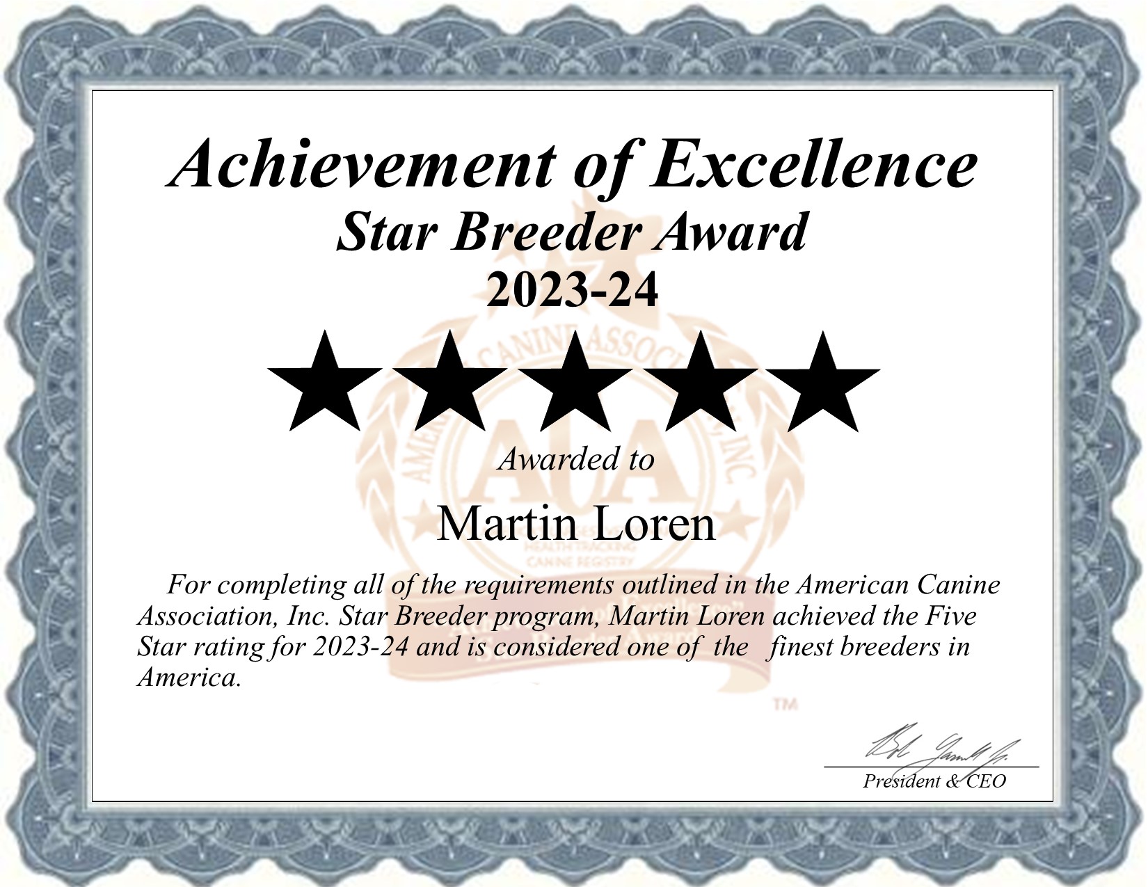 Martin, Loren, dog, breeder, star, certificate, Martin-Loren, Dundee, NY, New York, puppy, dog, kennels, mill, puppymill, usda, 5-star, aca, ica, registered, Dachshund