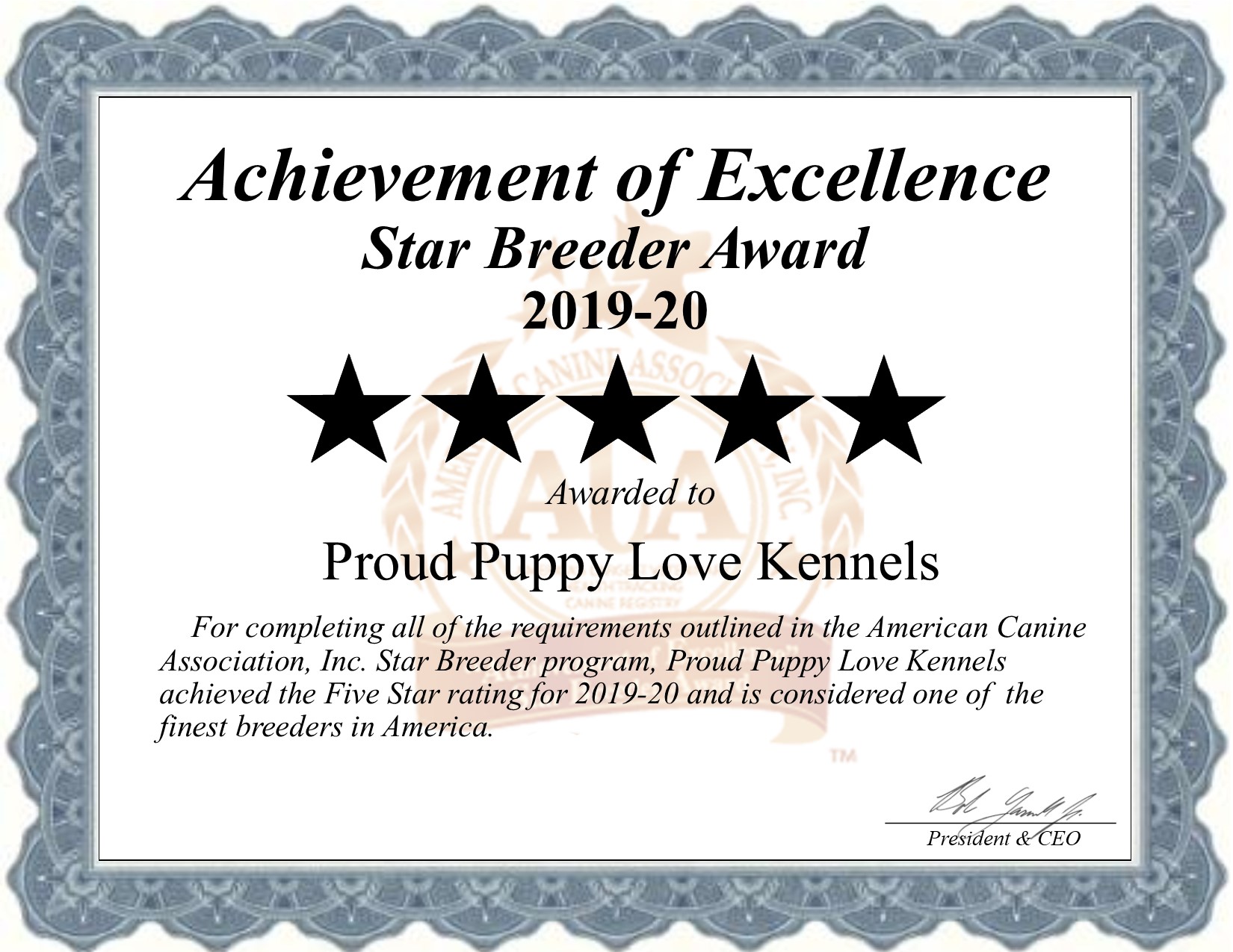 proud, puppy, love, kennels, certificate, dog. breeder, star, kim-dildine, proud-puppy-love, dog-breeder, willow, springs, mo, missouri, puppy, dog, kennels, mill, puppymill, usda, 5-star, certificate