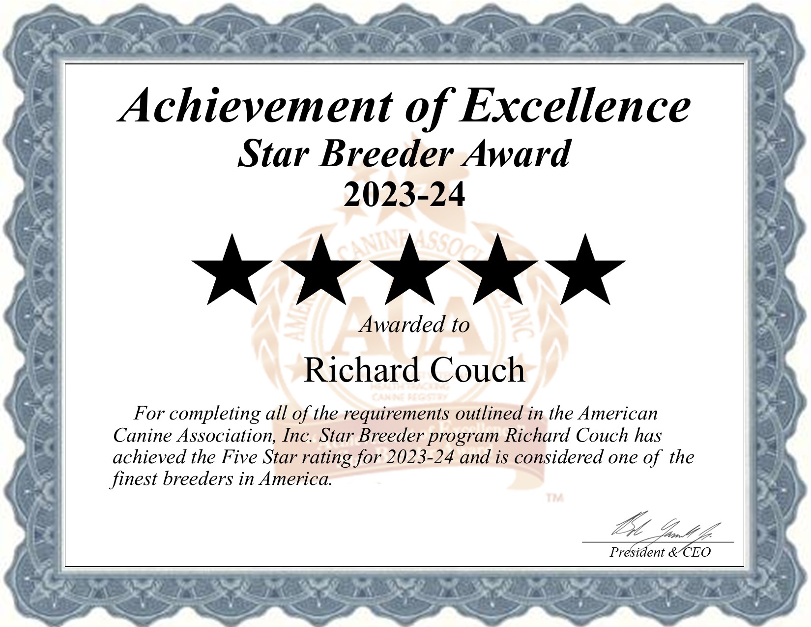 Richard, Couch, dog, breeder, star, certificate, Richard-Couch, Cadet, MO, Missouri, puppy, dog, kennels, mill, puppymill, usda, 5-star, aca, ica, registered, Yorkshire Terrier, none
