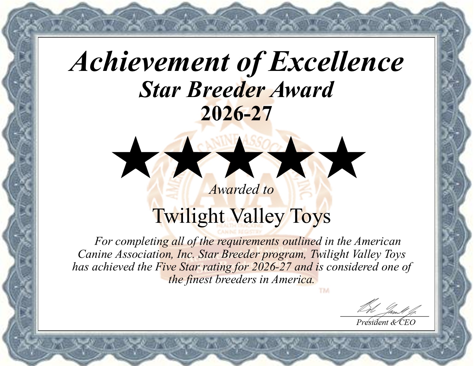 Twilight Valley, Toys, dog, breeder, star, certificate, Twilight Valley-Toys, Lyons, NY, New York, puppy, dog, kennels, mill, puppymill, usda, 5-star, aca, ica, registered, Yorkshire Terrier