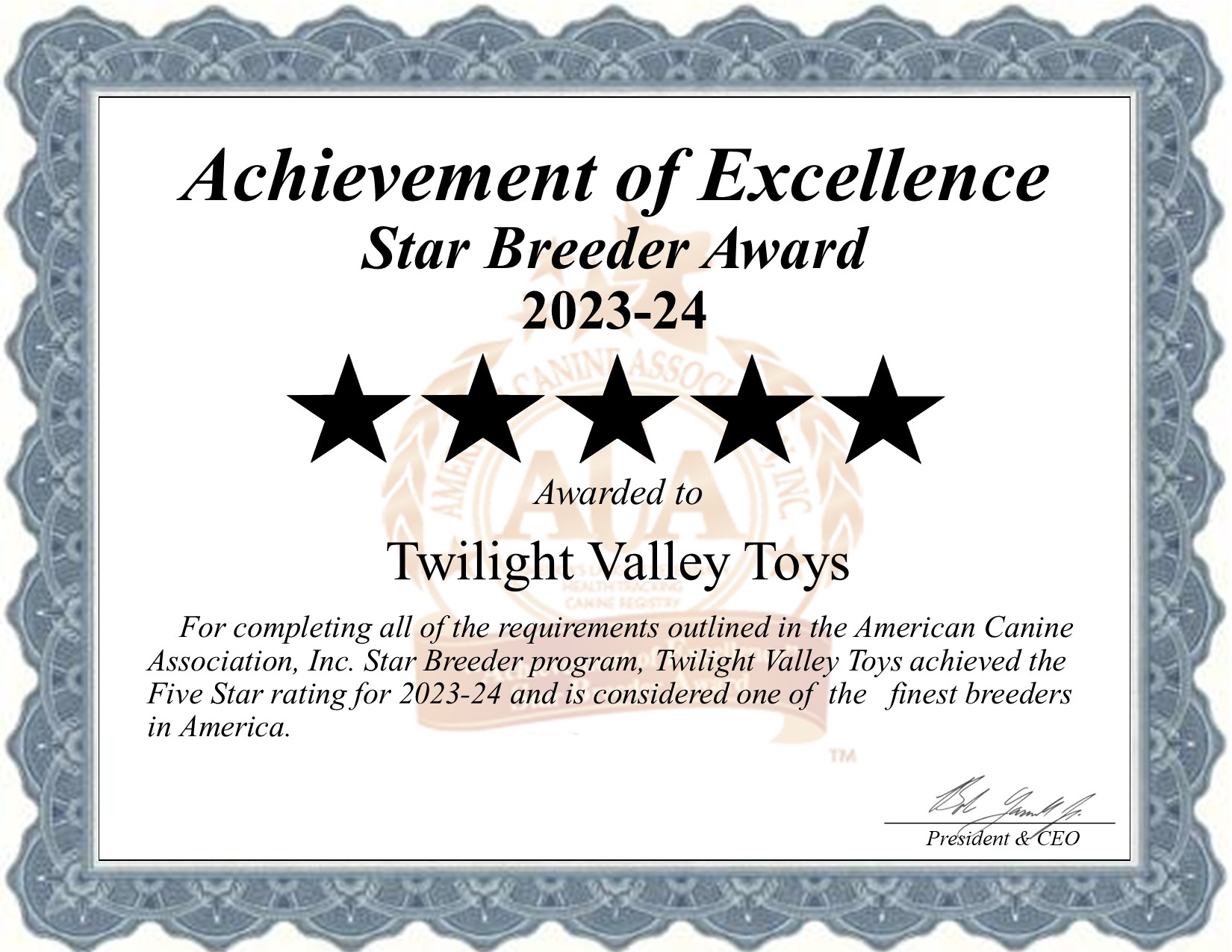 Twilight Valley, Toys, dog, breeder, star, certificate, Twilight Valley-Toys, Lyons, NY, New York, puppy, dog, kennels, mill, puppymill, usda, 5-star, aca, ica, registered, Yorkshire Terrier