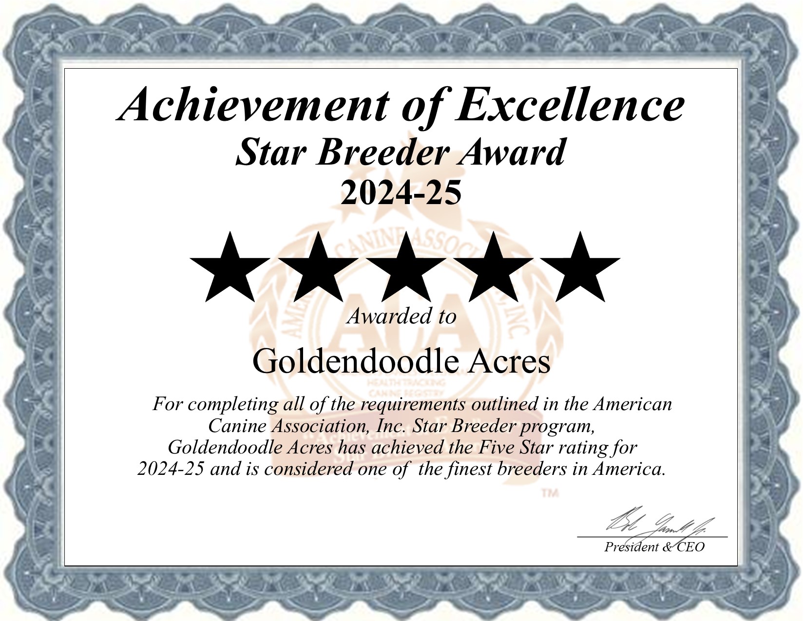 Golden Doodle, Acres, dog, breeder, star, certificate, Golden Doodle-Acres, Dundee, NY, New York, puppy, dog, kennels, mill, puppymill, usda, 5-star, aca, ica, registered, Goldendoodle, none