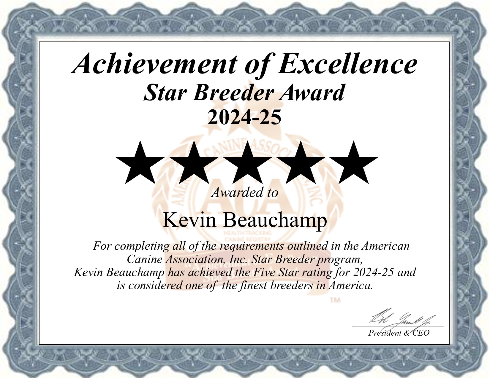 Kevin, Beauchamp, dog, breeder, star, certificate, Kevin-Beauchamp, Lebanon, MO, Missouri, puppy, dog, kennels, mill, puppymill, usda, 5-star, aca, ica, registered, Basset Hound, none